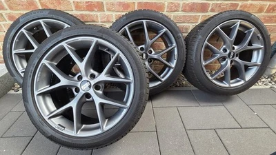 BBS SR Felgen mit Continental Winterreifen 245/40 R18 KBA 49585 - Bild 1 von 4