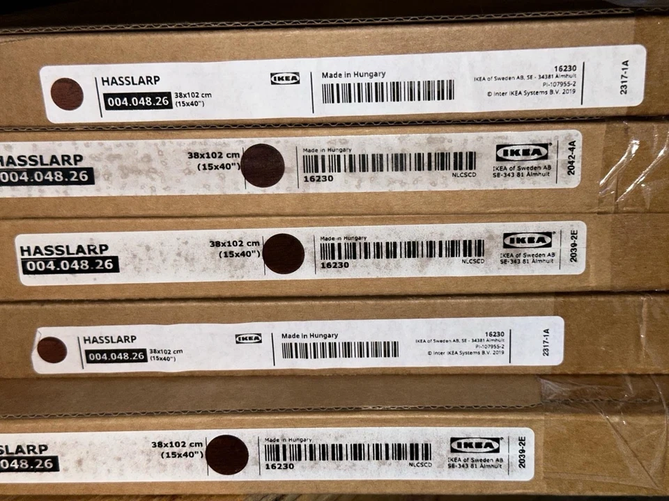 Cantidad 1 Puerta Nueva IKEA HASSLARP Para Zurdos Marrón Patrón 15x40 in 004.048.26 Foto 1 de 1