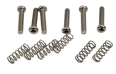 Paquete de 6 tornillos de sillín métricos cromados Foto 1 de 3