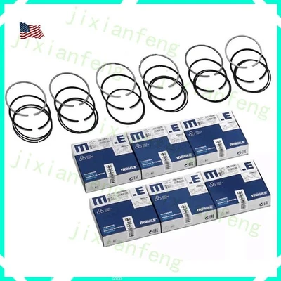 Комплект из 6 стандартных поршневых колец для BMW 325i 530i 730i X3 Z4 E46 E60 E65 M54 2,5 3,0 - Изображение 1 из 3