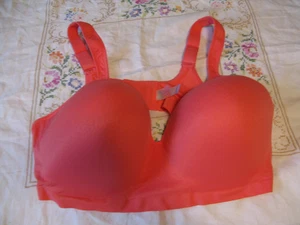  Womens Secret Treasures Full Figure Wirefree Bra CORAL color Size 46DD NWOT - Picture 1 of 3