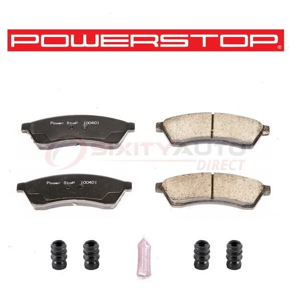 PowerStop Rear Disc Brake Pad & Hardware Kit for 2004-2006 Chevrolet Epica - ed - Изображение 1 из 4