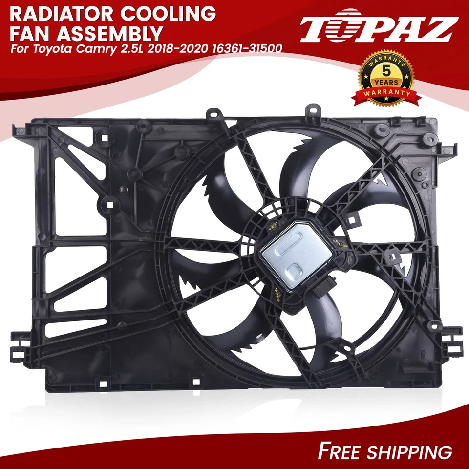 Conjunto de ventilador de refrigeración del radiador para Toyota Camry Lexus ES250 NX250 16360-25010 Foto 1 de 4