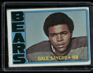Gale Sayers 1972 Topps Fútbol #110 Chicago Bears Esquina Derecha Dings - Imagen 1 de 2