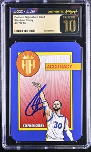 00 CGC Cards Stephen Curry CGC 10 Auto 10 - Picture 1 of 2