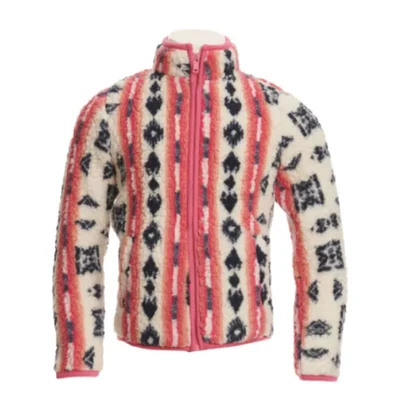 Chaqueta Sherpa Wrangler Niña Estampado Azteca Rosa y Blanco 2335314 Foto 1 de 3