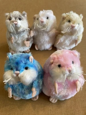Ganz Webkinz Retired  Mazin Hamsters Plush Lot Set 5 Sweetie Snowflake Willow + - Image 1 of 4