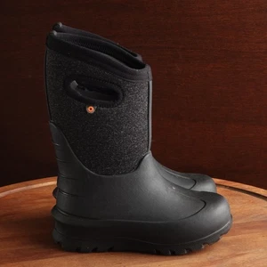 Botas Bogs Niño Pequeño Talla 12 Negras Neo Clásicas Impermeables Invierno Nieve Lluvia - Imagen 1 de 13