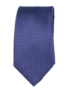 Canali 1934 Blue Geometric Long 61” Men’s Necktie 100% Silk Made In Italy - Picture 1 of 12