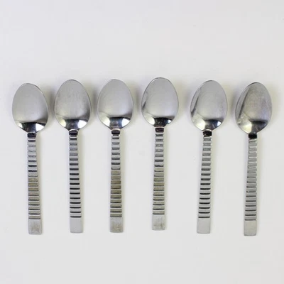 Lote de 6 cucharaditas de cubiertos Libbey LYF5 (ino inoxidable) de 6,25" de largo Foto 1 de 4