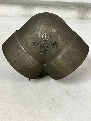 Anvil 2000# Forged Steel 4" Threaded 90° Elbow Fitting 0361002207 - Image 1 of 4