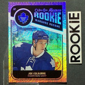 JOE COLBORNE RC  2011/12  O-Pee-Chee Marquee ROOKIE RAINBOW #554  Maple Leafs