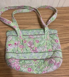 Vera Bradley Chelsea Green Paisley Medium Purse Shoulder Bag - Picture 1 of 7