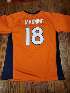 Nike Peyton Manning Denver Broncos NFL Football Jersey Youth Large 14-16 Boy - Picture 1 of 10