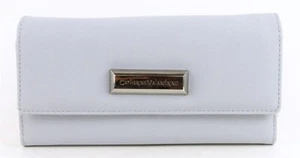 NEW Catherine Malandrino STEPHANIE SAFFIANO Sky Womens CLUTCH WALLET Great gift - Picture 1 of 2