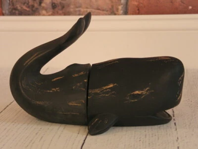 Resin Whale Bookend Set, Coastal Nautical Decor - New - Image 1 of 2