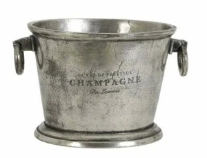 Champagne Cooler Large Aluminium Cooler loop handles Wine coolers ice bucket - Picture 1 of 11