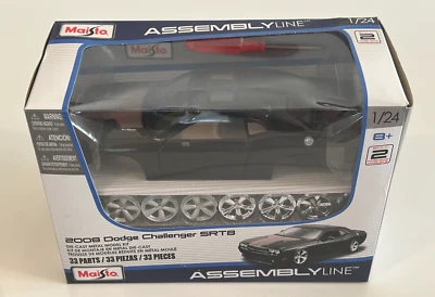 Maisto 2008 Dodge Challenger SRT8 línea de montaje modelo kit escala 1:24 39280 Foto 1 de 4