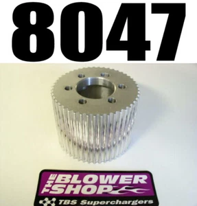 POLEA DE SOBRECARGADOR DE 8 MM BLOWER SHOP 8047 CNC 47 DIENTES NUEVA - Imagen 1 de 1
