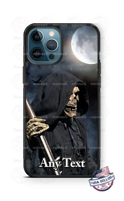 Halloween Deadly Grimm Reaper is Coming Personalized Phone Case Cover Fun Gift - Image 1 of 4