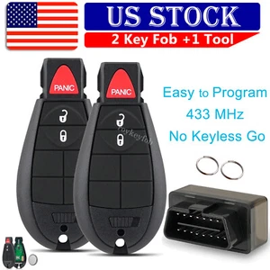 2 For 2009 2010 2011 2012 Dodge Ram 1500 2500 Grand Caravan Key Fob Programmer - Picture 1 of 8