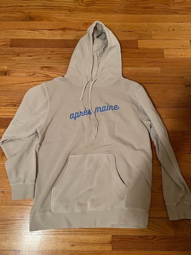 OFF WHITE Felpa con cappuccio Aprés Maine rara bianco sporco taglia XL