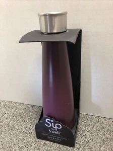 Sip By Swell Insulated Stainless Steel Water Bottle 15oz 450ml Cold Hot Purple - Picture 1 of 5