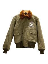 THE REAL McCOY'S B-10 Rough Clothing Aviator Jacket / 42 Khk / 8300-470715 By
