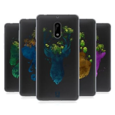 FUNDA DE GEL SUAVE HEAD CASE DESIGNS SILUETA DE VIDA SILVESTRE PARA TELÉFONOS NOKIA 1 Foto 1 de 4