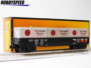 MTH RAILKING SOUTHERN PACIFIC SP GONDOLA CAR W/ CRATES O GAUGE car 30-72253 NEW - Picture 1 of 10