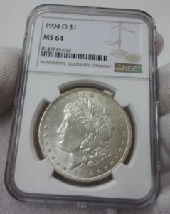 1904-O Morgan Dollar NGC MS64 (Nice Coin)(013) - Picture 1 of 2