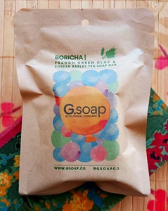 G.SOAP FEUCHTIGKEITSSPENDENDES SEIFENSTÜCK MIT KOREANISCHEM GERSTENTEE * NAGELNEU UND VERSIEGELT  - Bild 1 von 9