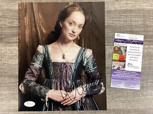 (SSG) Sexy LOTTE VERBEEK Signed 8X10 Color "Outlander" Photo with a JSA COA