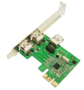 PCI-Express to 2+1ports 6Pin 1394a Firewire 400Mbps DV Capture Card with Head - Picture 1 of 3