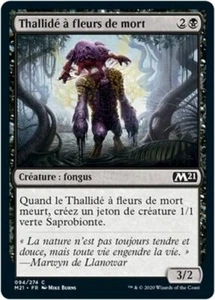 MTG Magic M21 - [x4] Deathbloom Thallid/Thallidé à fleurs de mort, French/VF - Picture 1 of 1