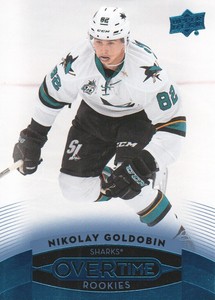 2015-16 Upper Deck Overtime Hockey Blue #173 Nikolay Goldobin