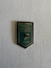 San Jose Sharks Lapel Pin Pacific Division Champions 2003-2004