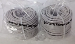 Lorex CAT5e Ethernet Camera CCTV Network Cable 100' feet/30m (NEW) - Picture 1 of 3