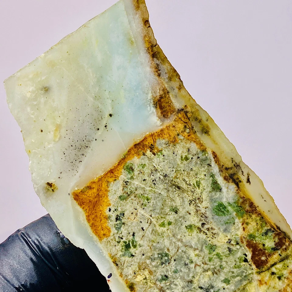 BC Ocean Picture Stone Agate Jasper Slab Slice Stone Rough Lapidary Canada - Image 1 of 4