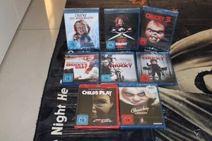 Chucky 1-7 + Childs Play - Komplett (Blu-Ray)  8Filme - Uncut - FSK 18 - NEU!! - Bild 1 von 2