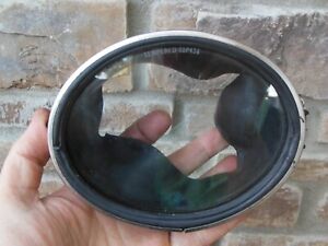 Vintage AMF Voit Scuba Diving Goggles Tempered Glass 5 3/4" x 4 3/4"