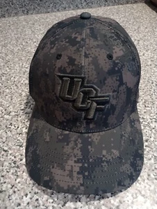 UCF Knights fitted hat cap camo M/L University of Central Florida FL green black - Picture 1 of 7