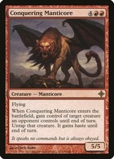 MtG x1 Foil Conquering Manticore Rise of the Eldrazi - Magic the Gathering Card