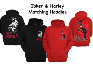 ┥ Suéter con capucha Her Joker His Harley Pareja Quinn parejas His Hers - Imagen 1 de 5