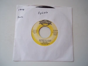 SYLVIA - Automatic Lover / Stop Boy - 45 RPM 7" Record 1978 VIBRATION - Picture 1 of 6