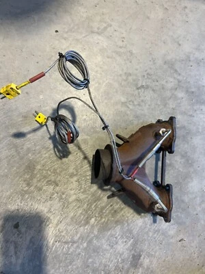 Arctic Cat SnoPro 600 Y Pipe exhaust manifold included sensors - Image 1 of 4