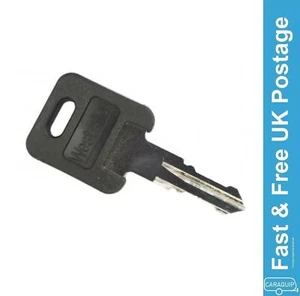 Autocaravana con cerradura de puerta de caravana Key West aleación triple marca autocaravana repuesto llave precortada WD133 - Imagen 1 de 1