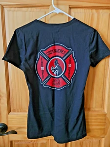 NUEVA Camiseta Hombre Bombero Escalera 10 - Greenacres Talla M - Imagen 1 de 5