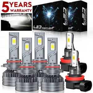 Combo faros LED altos/bajos + kit de faros antiniebla M9 para Toyota RAV4 2013-2015 - Imagen 1 de 16