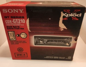 UNIDAD PRINCIPAL REPRODUCTOR DE CD MP3 ESTÉREO RADIO COCHE SONY CDX-GT210 CAJA ABIERTA - Imagen 1 de 12